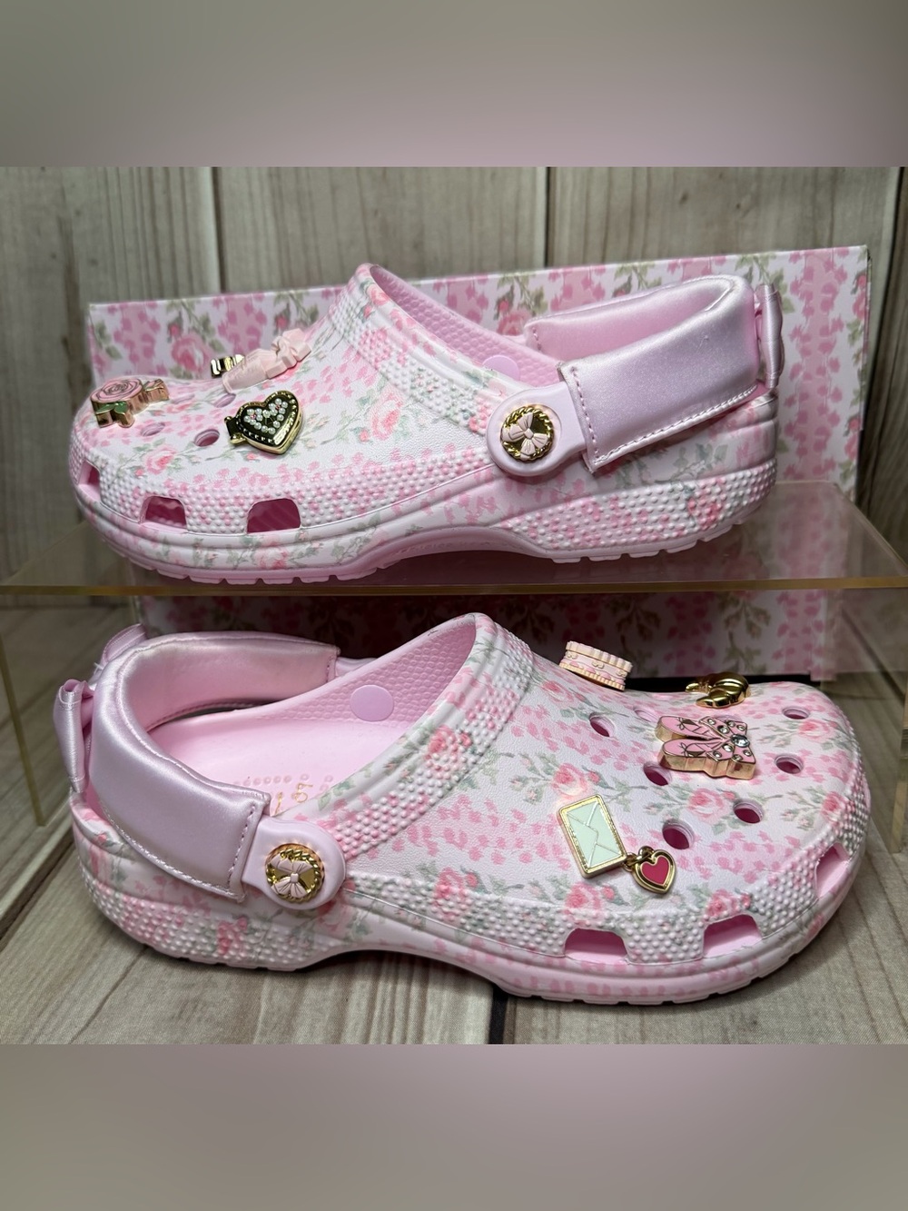 Love Shack Fancy Crocs Classic Clog Pink Milk Women’s Size US 7 Men’s Size 5